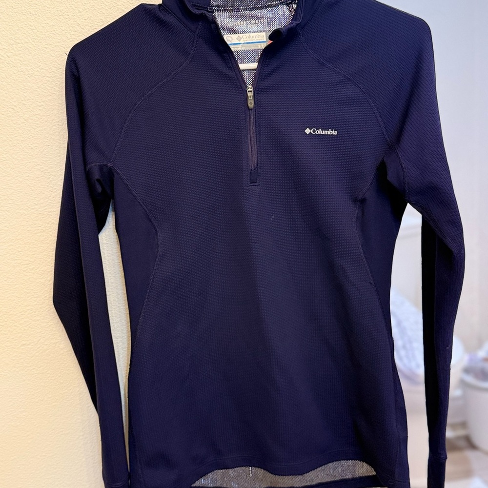 Columbia Purple Quarter-Zip Pullover